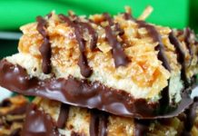 Homemade Samoas Bars