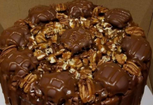 Chocolate Turtle Cake