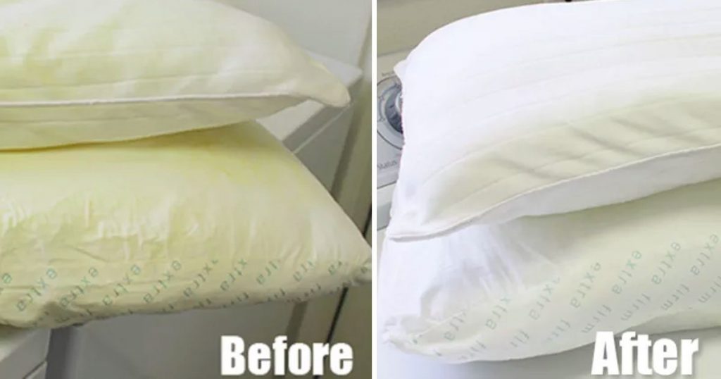 How To Clean Yellowed Pillowcases, The Easy Way. - Grandma's Things