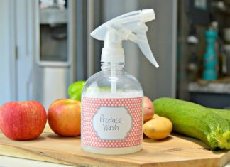 Homemade Natural & Economical Produce Wash