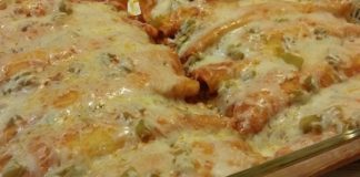 Enchanted Sour Cream Chicken Enchiladas