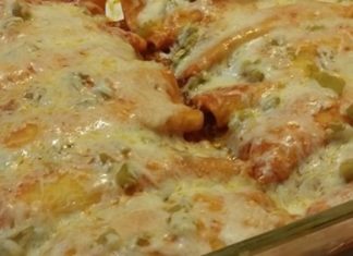 Enchanted Sour Cream Chicken Enchiladas