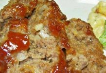 Cracker Barrel-Style Meatloaf with Sweet Brown Sugar Glaze
