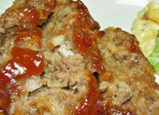Cracker Barrel-Style Meatloaf with Sweet Brown Sugar Glaze