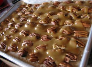 Turtle Cookie Bars