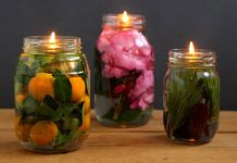 DIY Relaxing Mason Jar Water Candle To Help You Unwind.