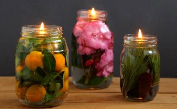 DIY Relaxing Mason Jar Water Candle To Help You Unwind.
