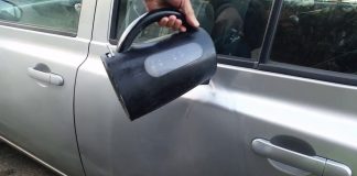 How To Repair A Dent Using Only Boiling Water!