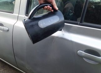 How To Repair A Dent Using Only Boiling Water!