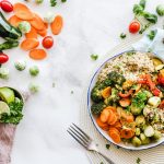 flat-lay-photography-of-vegetable-salad-on-plate-1640777
