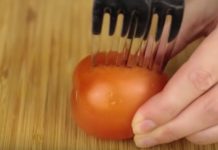 Stick Two Forks In Tomato Save A Lot Of Time In The Kitchen!