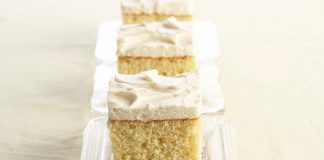 GRANNY’S OLD FASHIONED BUTTER CAKE WITH BUTTER CREAM FROSTING