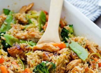 TERIYAKI CHICKEN CASSEROLE