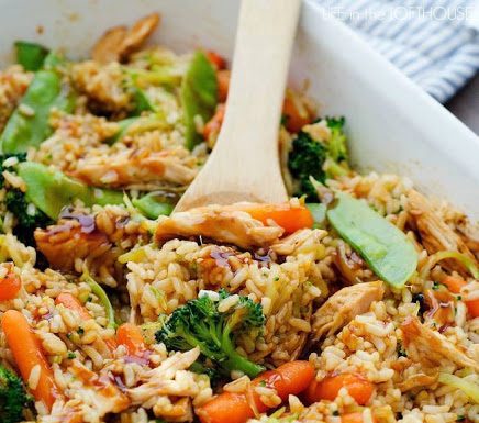 TERIYAKI CHICKEN CASSEROLE