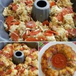 Pepperoni and Mozzarella Pull Apart Bread