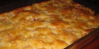 Lazy Peach Cobbler