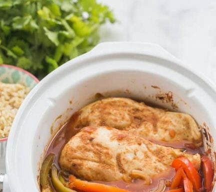 Crockpot Chicken Fajitas