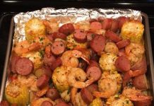 CAJUN SHRIMP IN FOIL