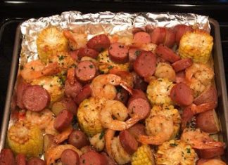CAJUN SHRIMP IN FOIL