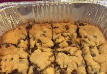 LAZY CHOCOLATE CHIP COOKIE BARS
