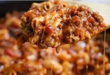 Cheesy Beef Goulash