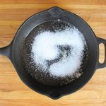 Use-Sea-Salt-To-Clean-Your-Cast-Iron-Pan