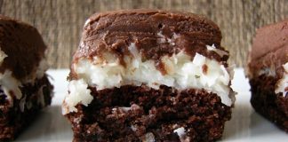 Mounds Candy Bar Brownies