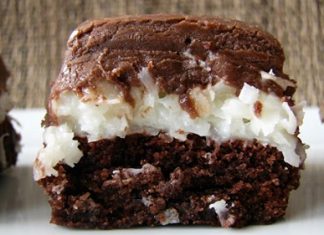 Mounds Candy Bar Brownies