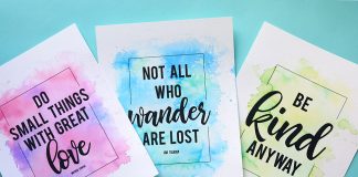 Using Only Water & Markers, You Can Make These Beautiful Watercolor Prints