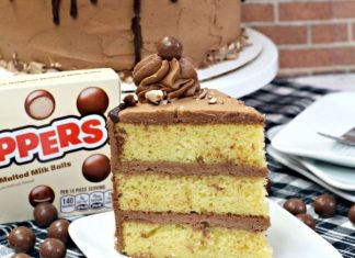 WHOPPER CAKE – MALTED MILK BALL CAKE