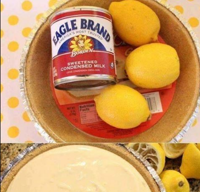 NO BAKE LEMON PIE