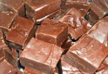 TWO-MINUTE MICROWAVE FUDGE