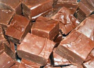 TWO-MINUTE MICROWAVE FUDGE