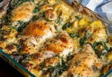 Baked Garlic Parmesan Chicken And Potatoes