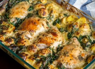 Baked Garlic Parmesan Chicken And Potatoes