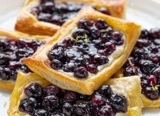 Lemon Blueberry Danish