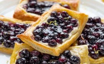 Lemon Blueberry Danish