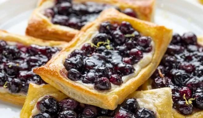 Lemon Blueberry Danish