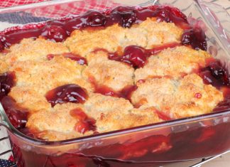 Frozen berries, Cake mix and sprite!