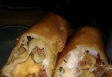 Beef and Cheese Chimichanga
