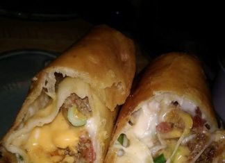 Beef and Cheese Chimichanga