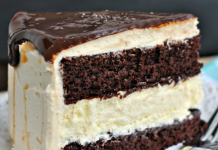 Salted Caramel Chocolate Cheesecake Cake