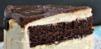 Salted Caramel Chocolate Cheesecake Cake