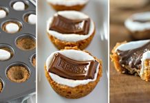 S’MORES COOKIE CUPS