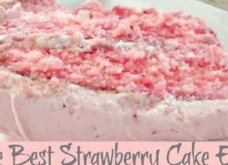 The Best Strawberry Cake Ever