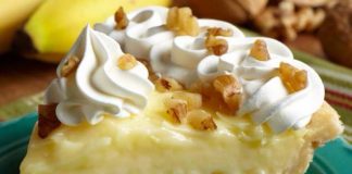 Old Fashioned Banana Cream Pie