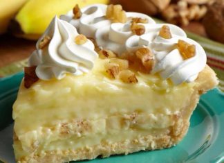 Old Fashioned Banana Cream Pie