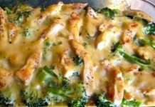 SKINNY CHICKEN BROCCOLI CASSEROLE