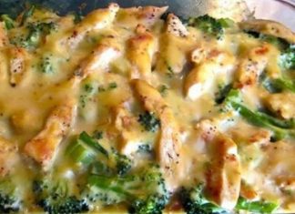 SKINNY CHICKEN BROCCOLI CASSEROLE