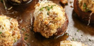 Sausage Stuffed Mushrooms